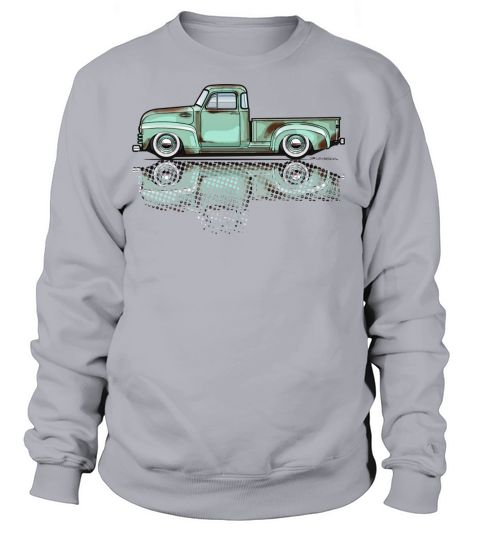 47-54 advance LtGreen truck Women's Sweatshirt