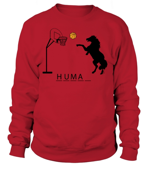 Basketball Horse Playing Human Men's Sweatshirt