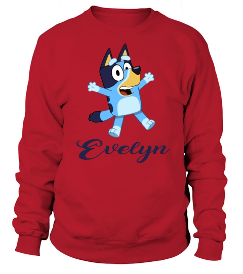 Evelyn Bluey  Cartoon 2020 Girl Name - Baby Onesie Sweatshirt Unisex