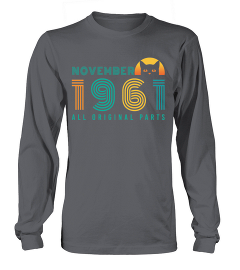 1961 November Vintage Cat Men's Long Sleeve