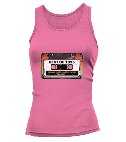 Best Of 1995 Vintage Cassette Funny Birthday Gift Women's Tank Top
