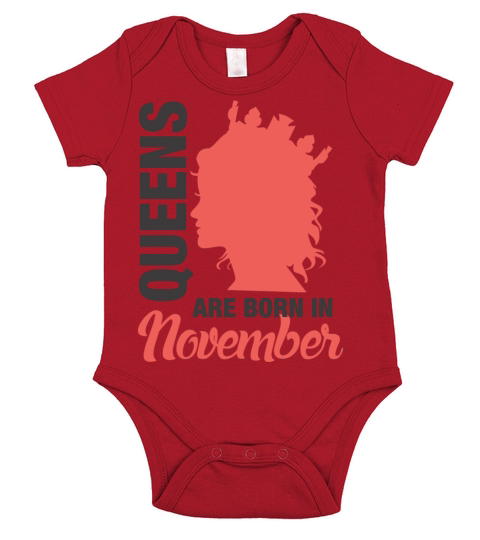 Born In November Short Sleeve Baby One-Piece