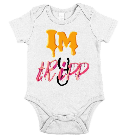Trippy Short Sleeve Baby One-Piece