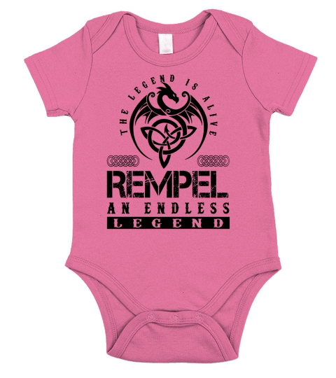 REMPEL Shirts - Legend Alive REMPEL Name Shirts Short Sleeve Baby One-Piece