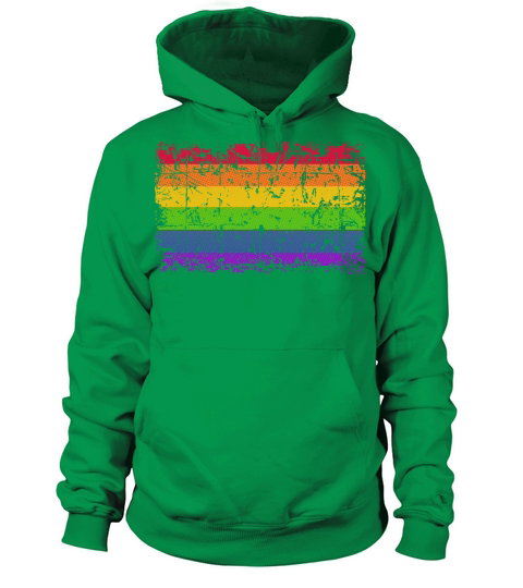 Rainbow Flag Vintage Women's Hoodie