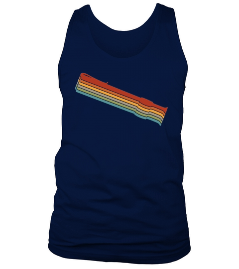 Retro Vintage Marching Band Flute Tank Top Unisex