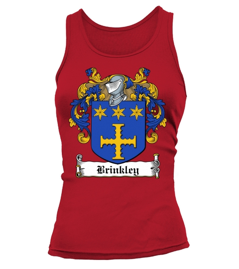 Brinkley Coat of Arms Irish Family Crests Tank top Woman