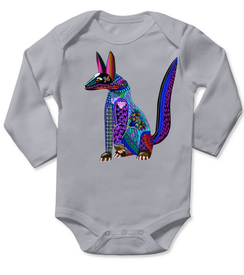 Mexican Folk Art T Shirts Long Sleeve Baby One-Piece
