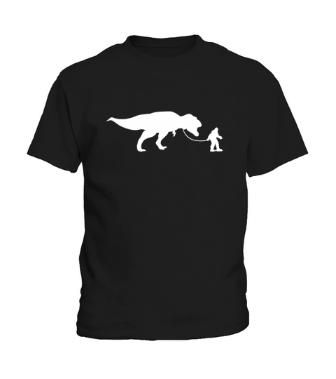 Funny Sasquatch Bigfoot Conspiracy Ufo Dinosaur Pet T-Shirt Kids T-Shirt