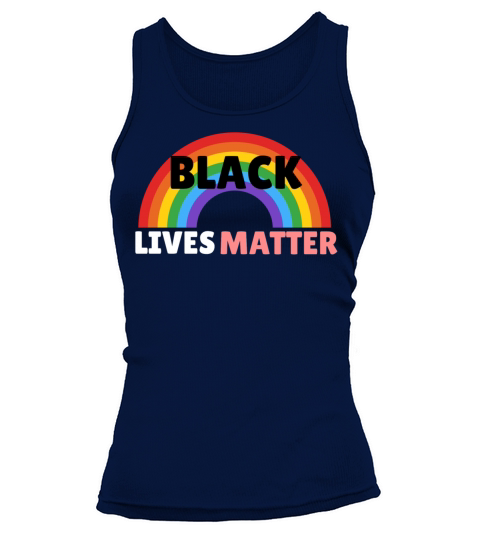 Black lives matter Equality Rainbow Women's Tank Top