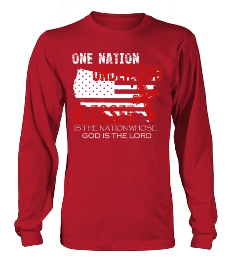 One Nation Under God Shirt Women's Long Sleeve