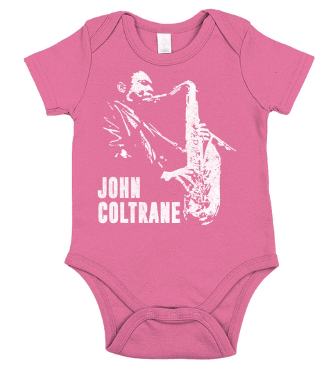 John Coltrane jazz saxophone Tshirt Mens Short Sleeve Baby One-Piece