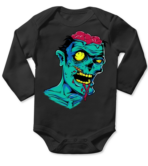 Zombie - Undead - Geek - Horror - Scifi - Dead Long Sleeve Baby One-Piece