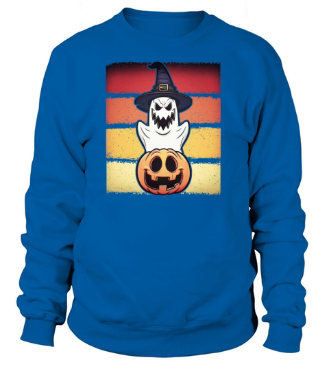 Halloween Ghost Pumpkin Funny occult Women's Sweatshirt
