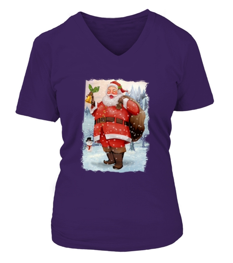 Santa Claus Women's V-Neck T-shirt