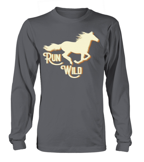 Run Wild Mustang Men's Long Sleeve