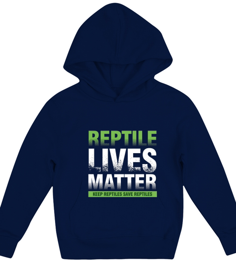 Reptile Lives Matter Herpetologist Vet Herping Reptiles Gift Kids Hoodie
