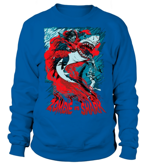 Shark Vs Zombie Women's Sweatshirt