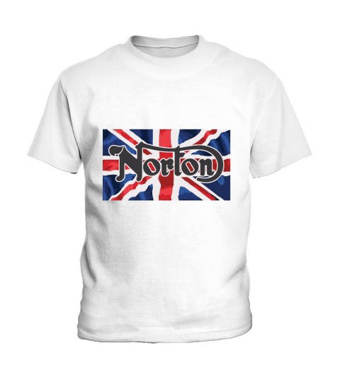 Norton Motorcycle Flag T-Shirt Kids T-Shirt