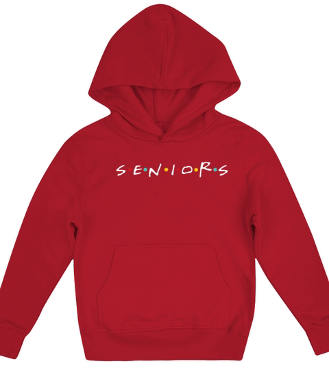 Seniors Friends Class of Mens Short Sleeve Cotton Kids Hoodie