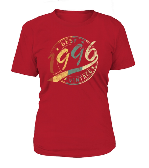 25th Birthday Best Vintage 1996 25 Years Old Gift Women's T-Shirt