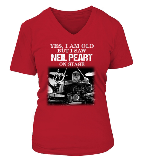 neil peart V-neck T-Shirt Woman