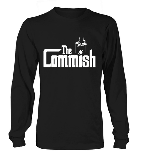 The Commish T-Shirt Fantasy Football Commissioner Tee Men's Long Sleeve