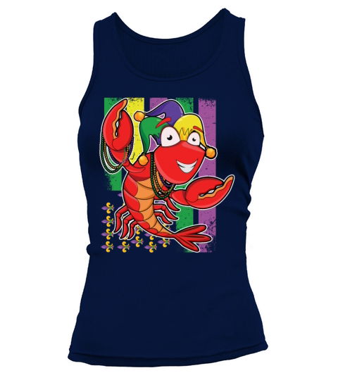 Retro Flag Boil Crew Crawfish Bead Gras Mardi 2022 Tank top Woman
