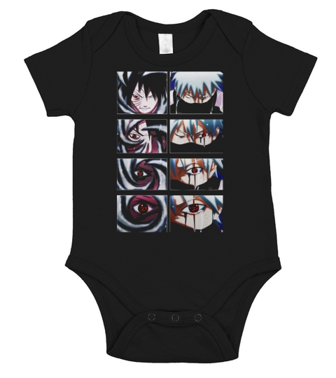 Anime otaku manga obito kakashi tshirt_extract Short Sleeve Baby One-Piece