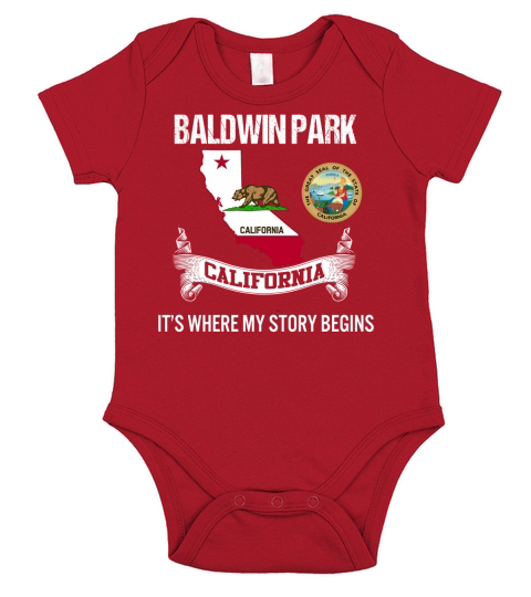 Baldwin Park, California Short Sleeve Baby One-Piece