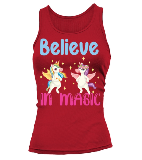 Unicorn Believe in magic Tank top Woman