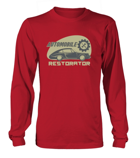 Automobile Restorator Repair Mechanic Cars Racing Women's Long Sleeve