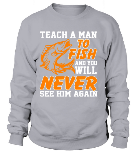 Fishing Costume For Grandparents. Gift From Kids Men's Sweatshirt