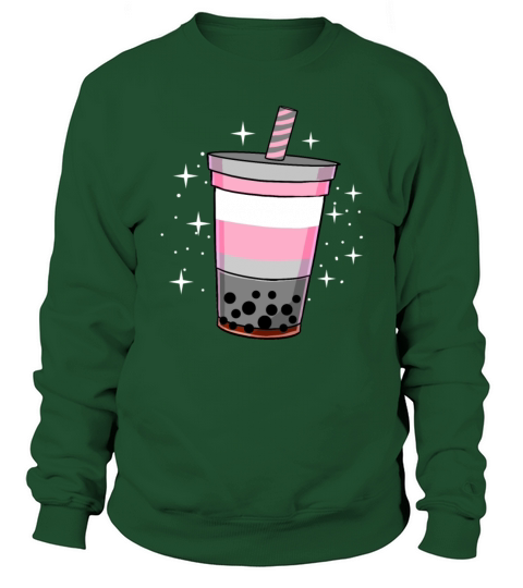 Demigirl Bubble Tea Trans Pride Men's Sweatshirt