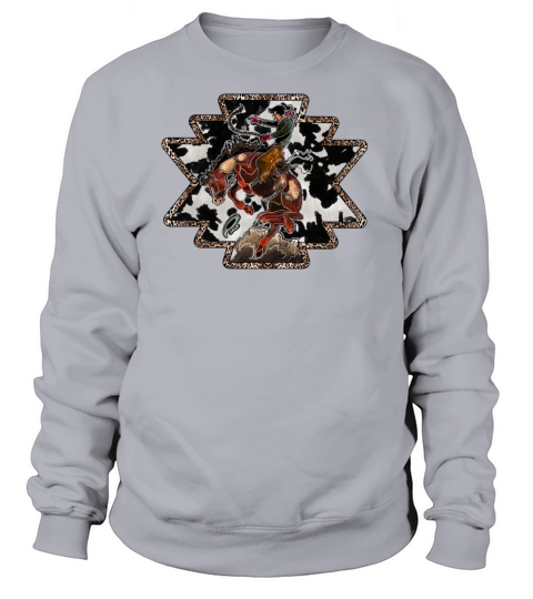 Aztec Cowhide Rodeo Women's Sweatshirt