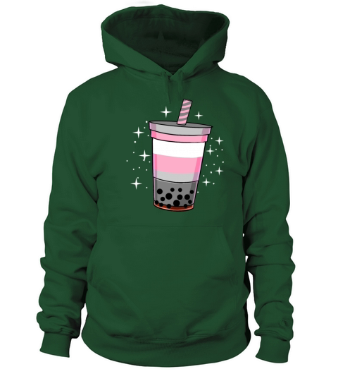 Demigirl Bubble Tea Trans Pride Men's Hoodie
