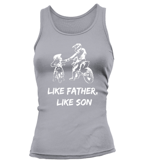Premium Motocross Shirt Father Like Son Dirt Bike TShirt Tank top Woman