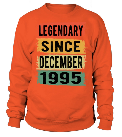 Birthday Retro Legendary December 1995 Men's Sweatshirt