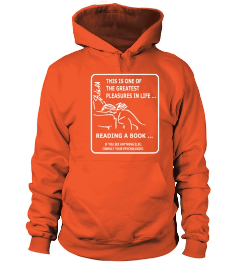 Funny riding a book design Men's Hoodie