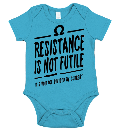 Resistance is not futile Short Sleeve Baby One-Piece