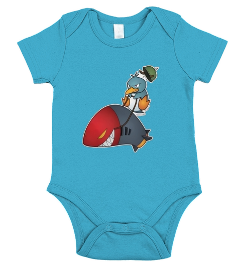 Nuclear Penguin Muscle Tee Short Sleeve Baby One-Piece
