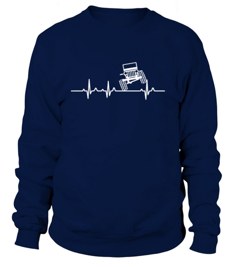 Jeep driver - The jeep is in my heartbeat Women's Sweatshirt