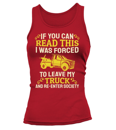 Tow Truck Driver Wrecker Recovery Vehicle Tank top Woman