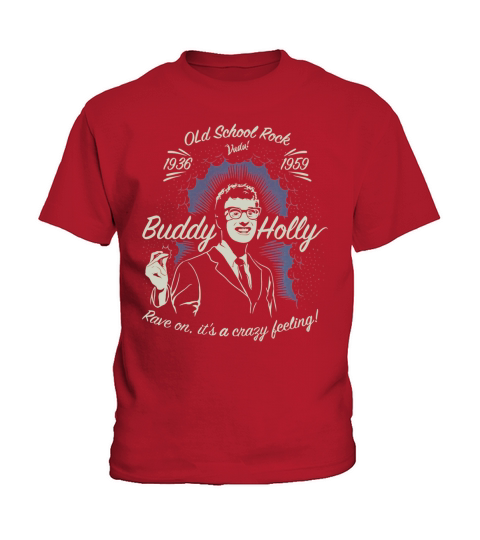 Buddy Holly Rave On Kids T-Shirt
