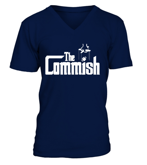 The Commish T-Shirt Fantasy Football Commissioner Tee Men's V-Neck T-shirt