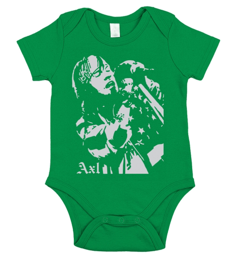 Axl Rose Fan Short Sleeve Baby One-Piece