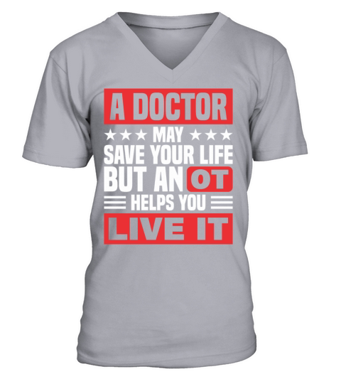 Occupational Therapy Gifts for Occupational V-Neck T-shirt