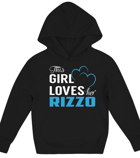 This Girl Loves Her RIZZO Name Shirts Kids Hoodie