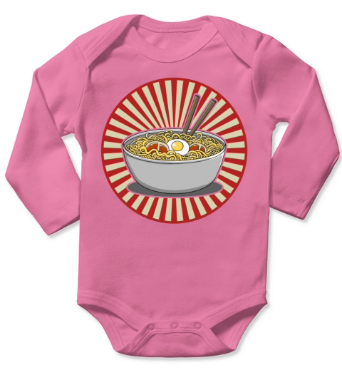 Ramen Long Sleeve Baby One-Piece