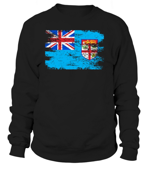 Fiji Shirt Gift Country Flag Patriotic Travel Oceania Light Women's Sweatshirt
